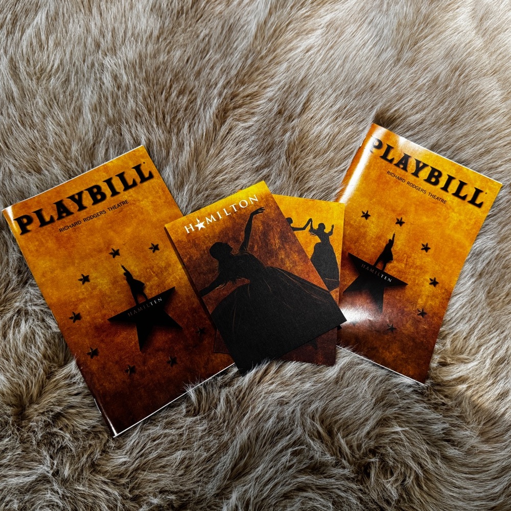 Hamilton Playbills and Postcards
